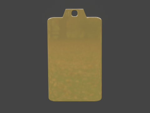 Yijing hexagram 63 pendant 3D Model