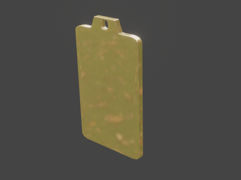 Yijing hexagram 63 pendant 3D Model