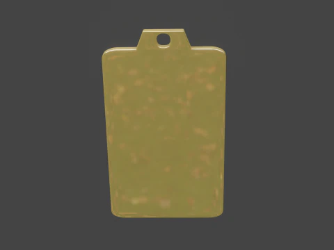 Yijing hexagram 63 pendant 3D Model