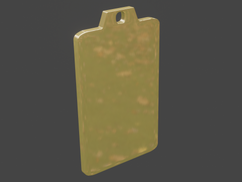 Yijing hexagram 63 pendant 3D Model