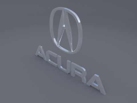 Acura logo 3D-Modell
