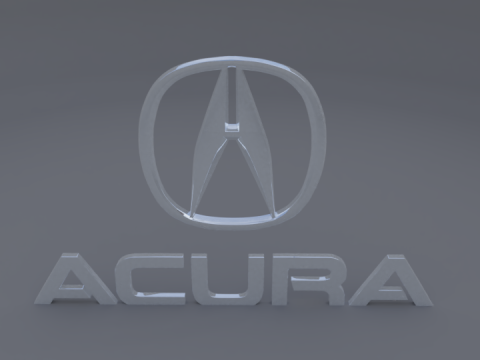 Acura logo 3D Модель