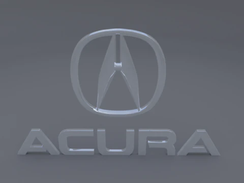 Acura logo 3D Model