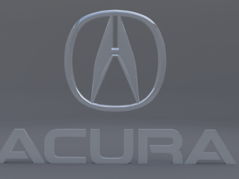Acura logo 3D Модель