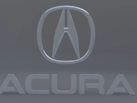 Acura logo 3D Model