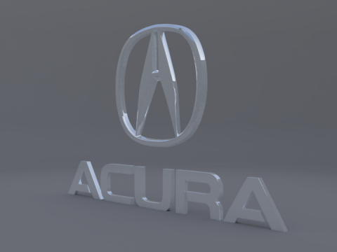 Acura logo 3D Модель