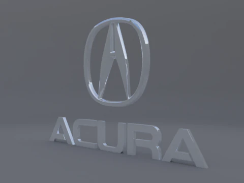 Acura logo 3D Model