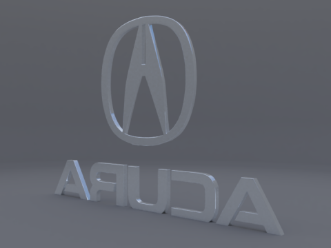 Acura logo 3D Модель