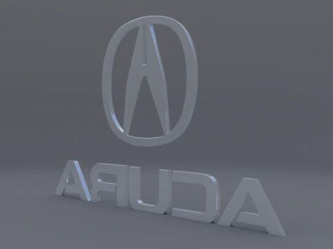 Acura logo 3D Model