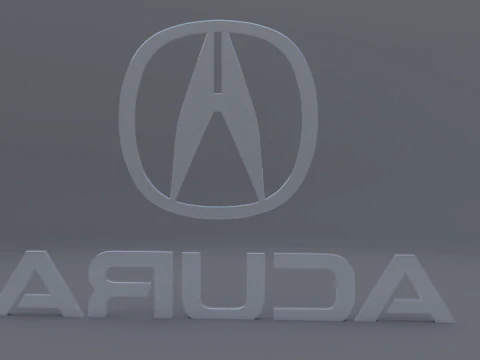 Acura logo 3D Model