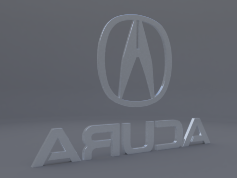 Acura logo 3D Модель