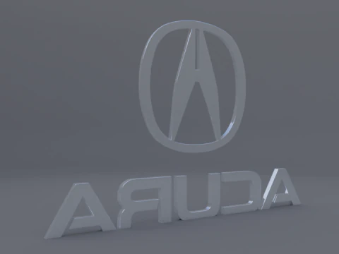 Acura logo 3D Model
