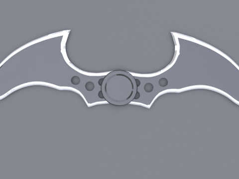 Batman batarang set 3D Modell