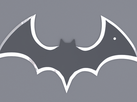 Batman batarang set 3D Modell