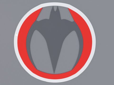 Batman batarang set 3D Modell