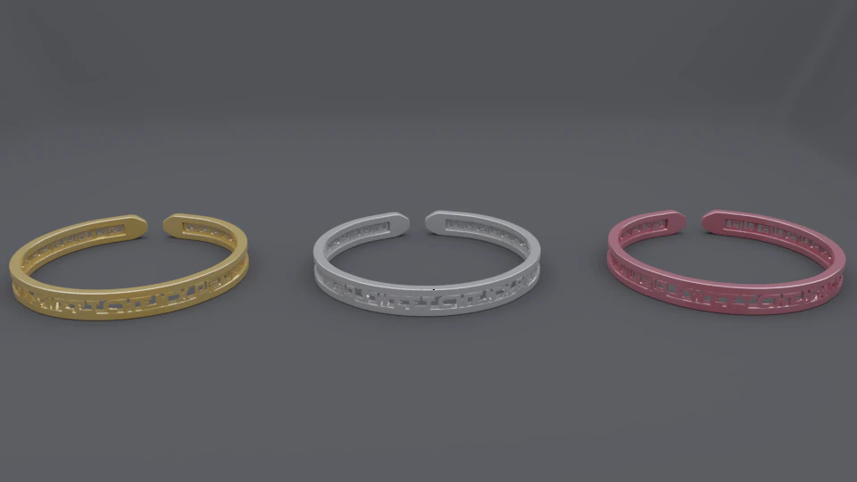 Rgd bangle mk1 3D Model .c4d .max .obj .3ds .fbx .stl .blend 
