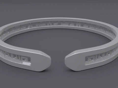 Rgd bangle mk1 3D Model