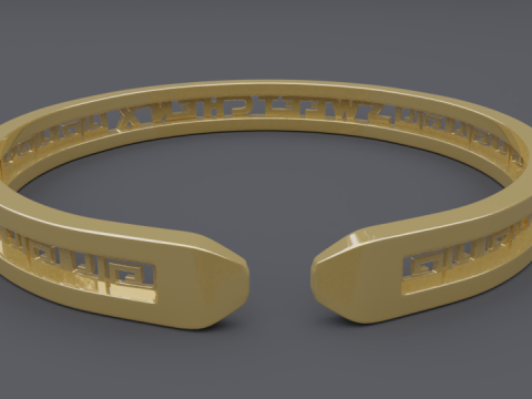 Rgd bangle mk1 Model 3D