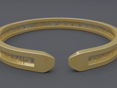 Rgd bangle mk1 3D Model