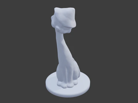 Cat ornament 3D Model