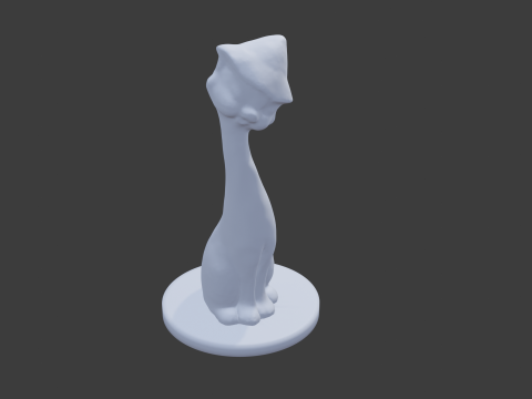 Cat ornament 3Dモデル