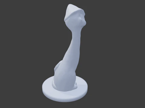 Cat ornament 3D Model