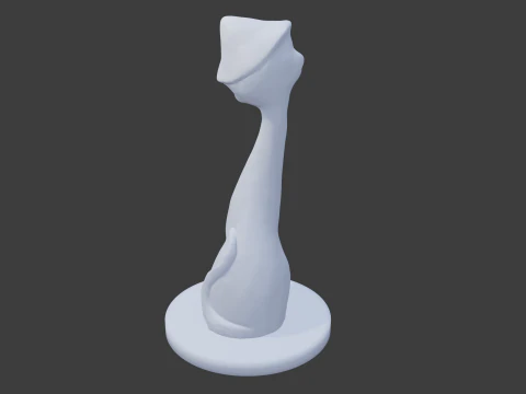 Cat ornament 3D Model