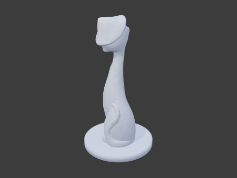 Cat ornament 3Dモデル