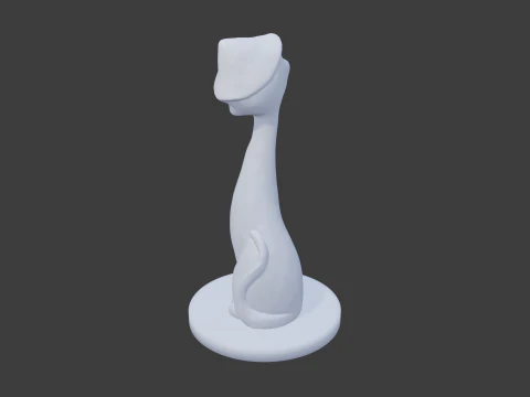 Cat ornament 3D Model