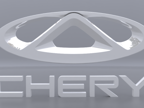 Chery logo 3D 모델