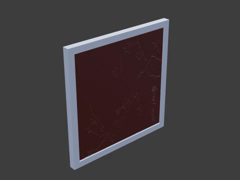 Chinese drawing calligraphy 3D Model