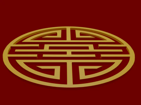 Chinese ornament 3D Model