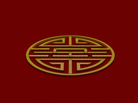 Chinese ornament 3D Модель