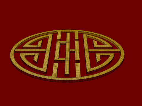 Chinese ornament 3D Model