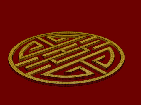 Chinese ornament 3D Model