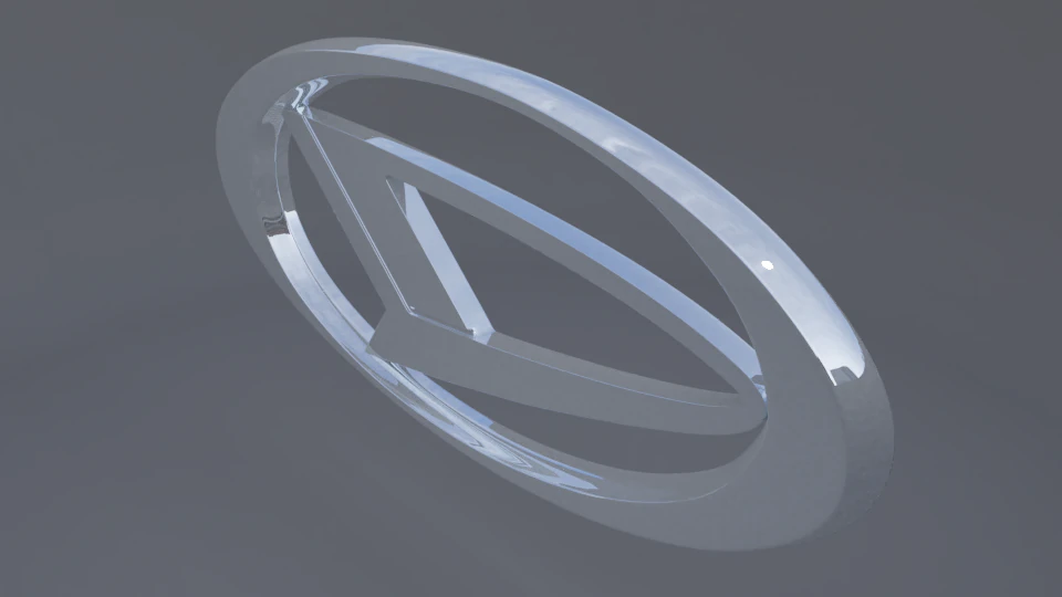 Daihatsu logo 3D Model .c4d .max .obj .3ds .fbx .stl .blend 