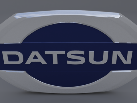 Datsun logo 3D-Modell