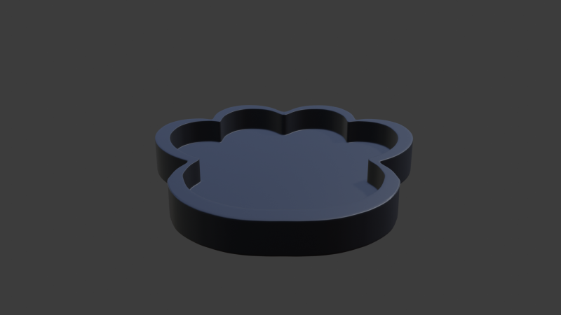 Dog stamp holder 3D Model .c4d .max .obj .3ds .fbx .stl .blend 