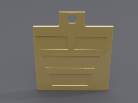 Dui trigram pendant 3D-Modell