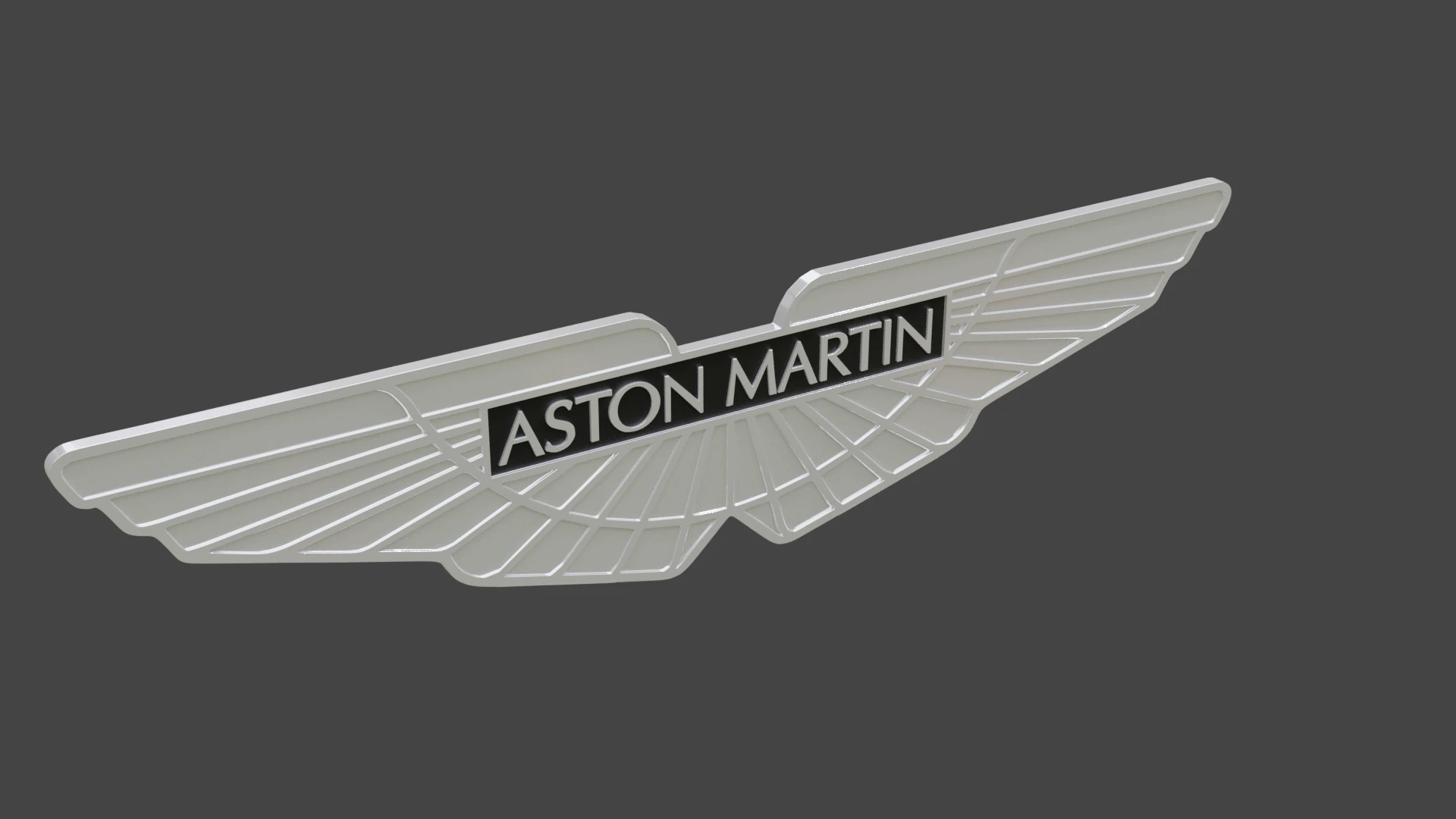 Aston martin logo 3D Model .c4d .max .obj .3ds .fbx .stl .blend