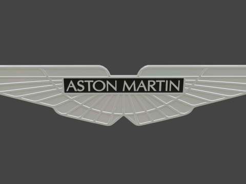 Aston martin logo Model 3D