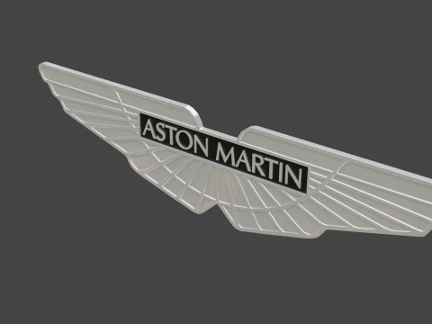 Aston martin logo 3D Model