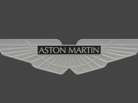 Aston martin logo Model 3D