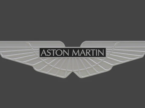 Aston martin logo 3D Model