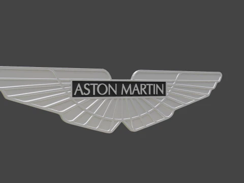 Aston martin logo 3D Model