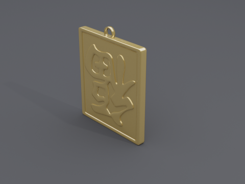 Fu dao pendant 2 3D Модель