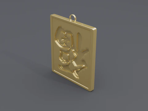 Fu dao pendant 3 3D Model