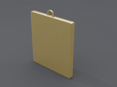 Fu pendant 3 3D Model