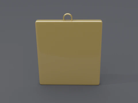 Fu pendant 3 3D Model
