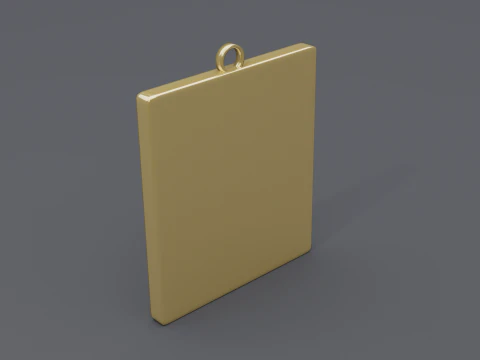 Fu pendant 3 3D Model